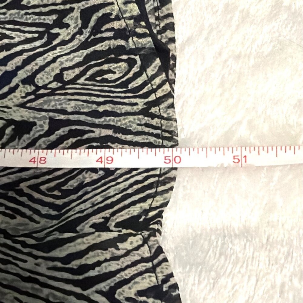 Studio I Womens Sleeveless Black & White Geometric Print Dress Size 12 - Picture 6 of 6